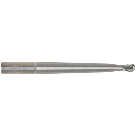 CGS TOOL 2Fl 30 Deg Profile Ball End W/ Reduced Neck 5/16"Dia 1/2"Loc W/ 1-5/8" Reach 4"Oal 7006